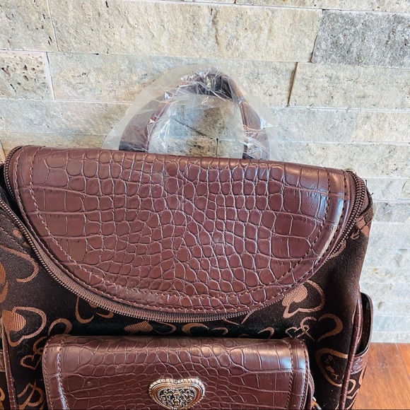 Small backpack with faux leather accents - Picture 3 of 7